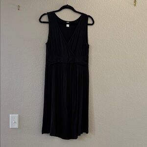 Old Navy Black maternity Midi Dress
